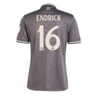 Camisa de time de futebol Real Madrid Endrick #16 Replicas 3º Equipamento 2024-25 Manga Curta